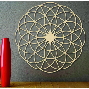 Magic wooden mandala for the wall - Circles I diameter FI...
