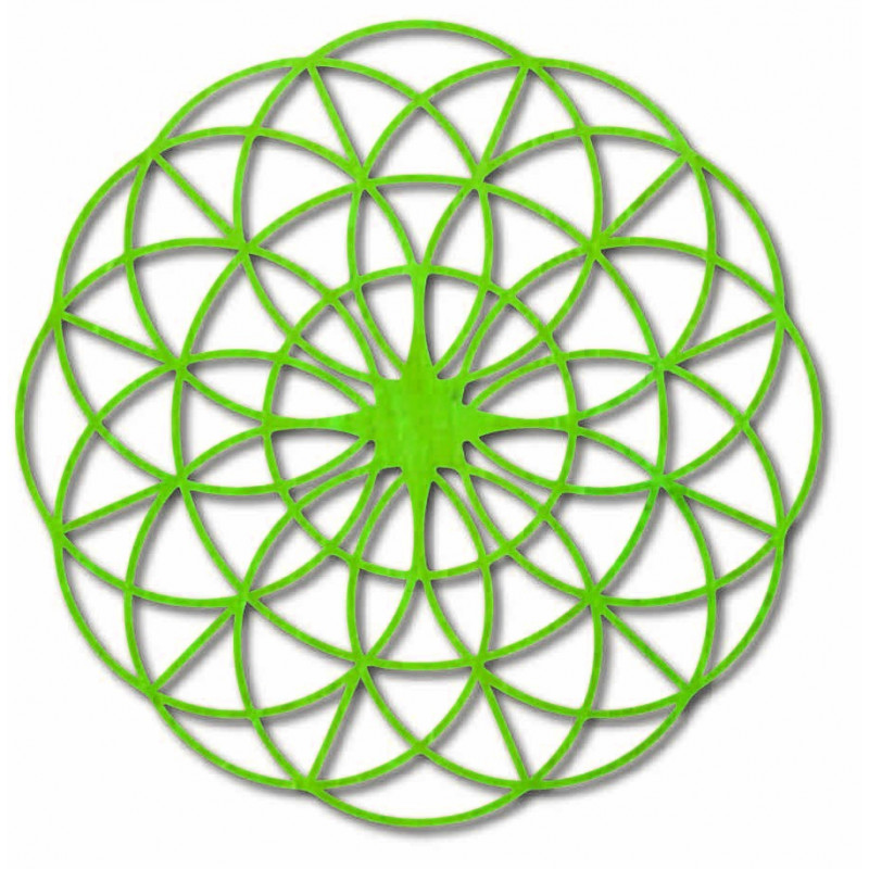 Magic wooden mandala on the wall - Circles I...