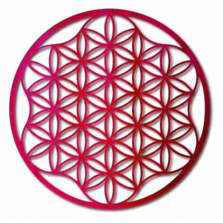 An image of a mandala on a plywood wall up to 120 cm