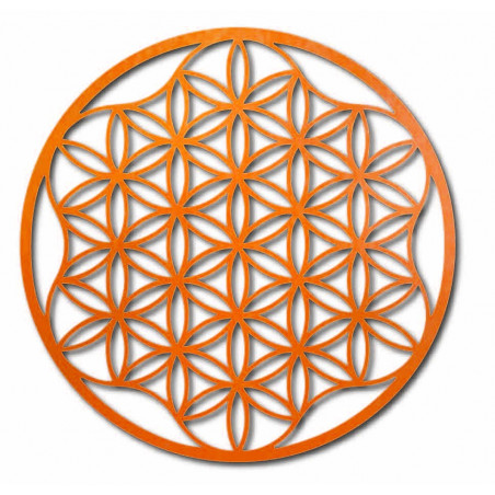 Mandala painting on the wall made of plywood up to 120 cm