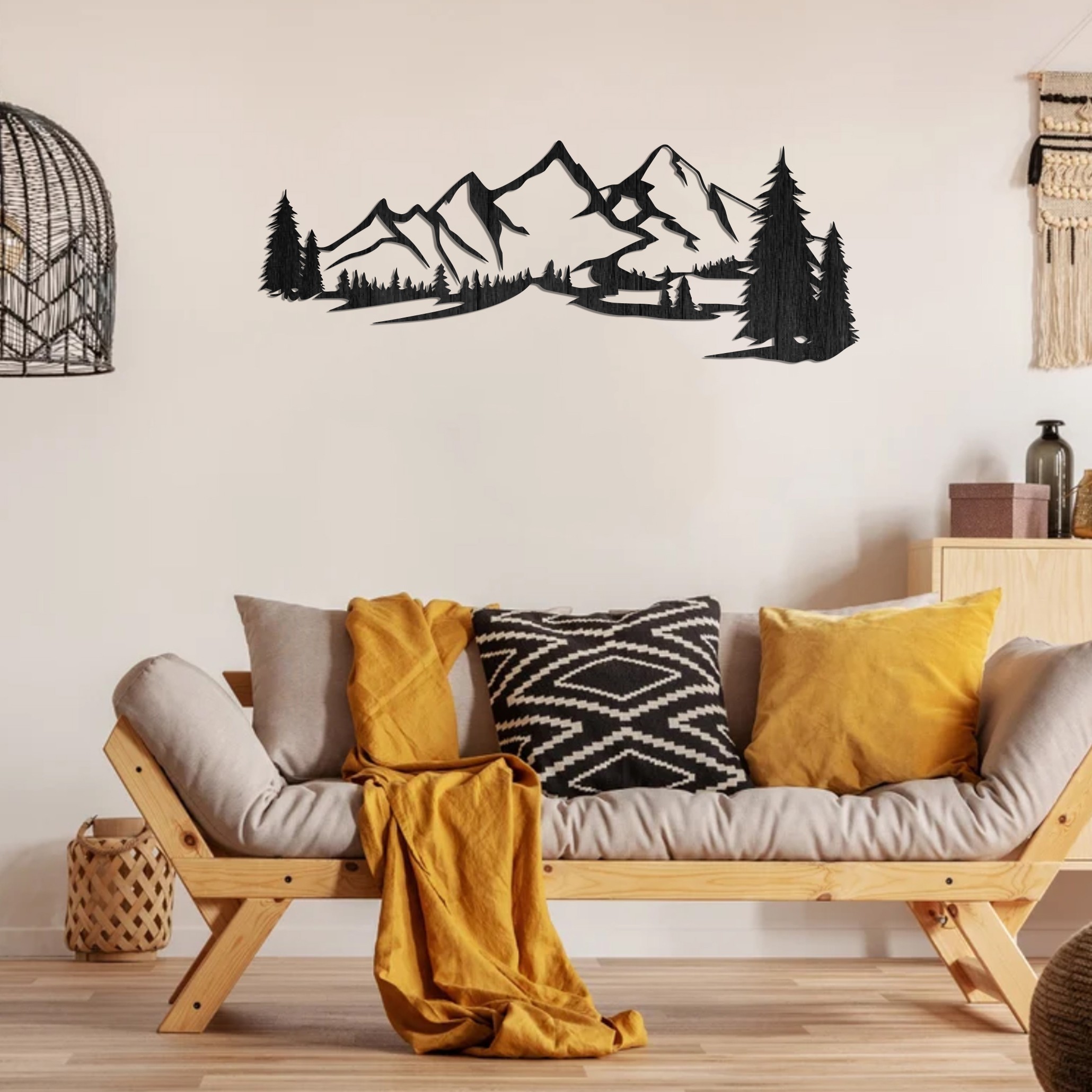 Plywood wall art