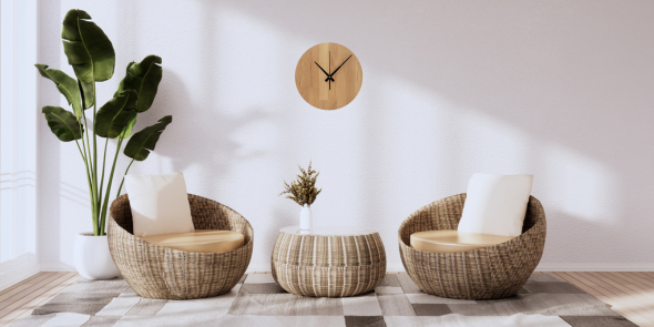 MINIMALISM | Simplicity is beauty - wooden clock